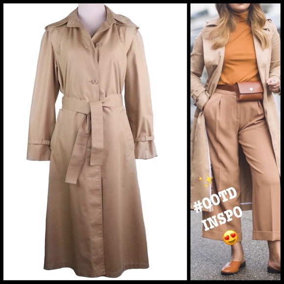 London Fog Jackets & Blazers - LONDON FOG Trench Coat Hooded with Belt